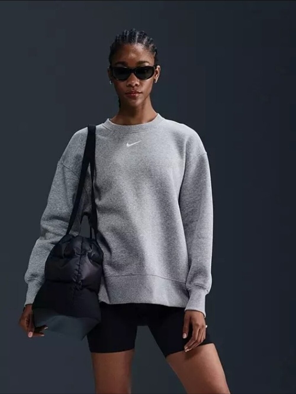 NWT Nike Women's Sportswear Phoenix Fleece Oversized Crew-Neck Sweatshirt Small